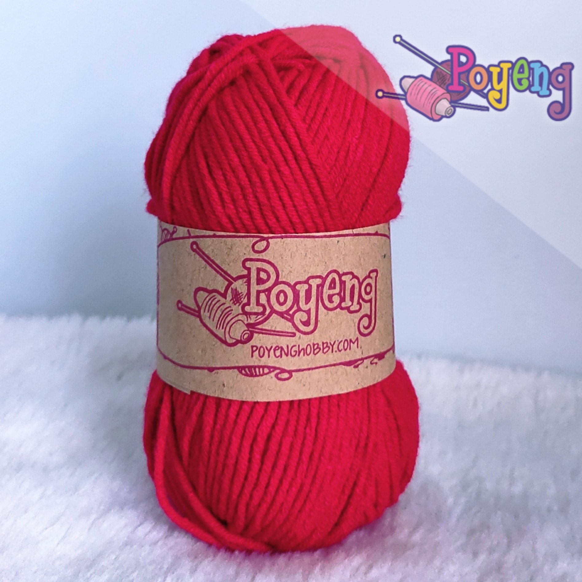 Sweet Milk Cotton Poyeng SM M3 (Chili Red)